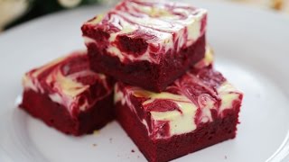 Red Velvet Cream Cheese Swirl Brownie [upl. by Hallerson]