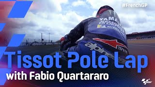 Fabio Quartararos Tissot Pole Lap  2021 FrenchGP [upl. by Ameehsat]