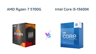 AMD Ryzen 7 5700G vs Intel Core i513600K  Processor Comparison [upl. by Esoj897]