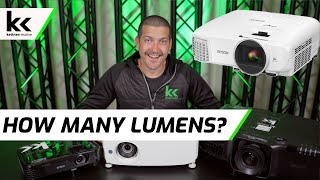 How Many Lumens Does My Projector Need [upl. by Hugues]