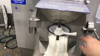 Carpigiani 502 Batch Freezer Ice Cream Machine Mix Test [upl. by Ylremik]