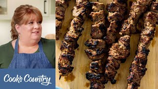 How to Make ShashlikStyle Grilled Beef Kebabs [upl. by Sharleen168]