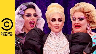 Lady Gagas Emotional Entrance  RuPauls Drag Race [upl. by Rednazxela]