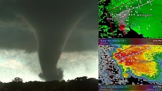 HOW TO SEE A TORNADO ON RADAR [upl. by Naejeillib157]