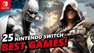 TOP 25 BEST Nintendo Switch AAA Western Games [upl. by Anead]