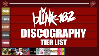 Blink182 Discography  Tier List [upl. by Ellennod]