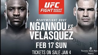 UFC Cain Velasquez vs Francis Ngannou Promo Phoenix Arizona [upl. by Eixam481]