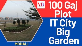 Inside Tour 100 Gaj Plot in Aerocity Facing Park Mohali Near Airport Sector 66 Beta mohali plot [upl. by Farika]