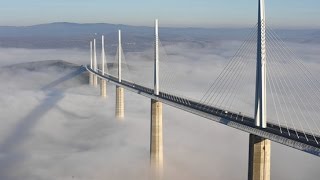 The Tallest CableStayed Bridge in the World  Millau Bridge [upl. by Aicilic273]