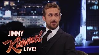 Ryan Gosling on Jimmy Kimmel Live PART 1 [upl. by Routh462]