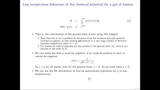 PHYS 3113 Lecture 11 Ideal Bose Gas and BoseEinstein Condensation [upl. by Annaujat]