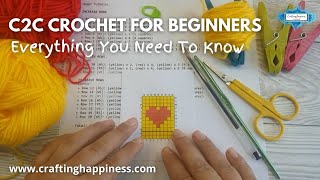 How To Corner To Corner Crochet C2C PART 2  Crafting Happiness [upl. by Mayor]