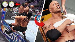 WWE 2K22 Top 10 Moves That Trigger The Stretcher Cutscene [upl. by Yenettirb]