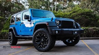 Jeep Wrangler Wheels  Fuel Assault Rims  2quot Tough Dog Lift Kit  AutoCraze [upl. by Cecil]