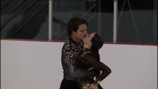 ACI 2017 Tessa Virtue amp Scott Moir SD Practice [upl. by Irol950]