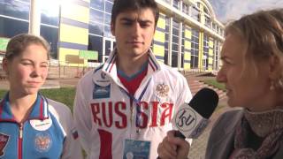 Anastasia Mishina amp Vladislav Mirzoev Interview  Russia [upl. by Talie]