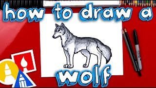 How To Draw A Realistic Wolf [upl. by Acie]