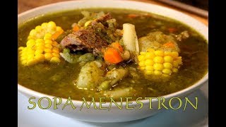 SOPA MENESTRON al estilo Peruano [upl. by Pasco]