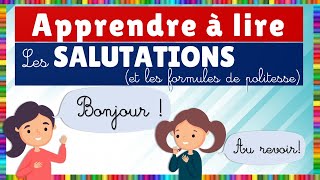 Les salutations et les formules de politesse [upl. by Faina]