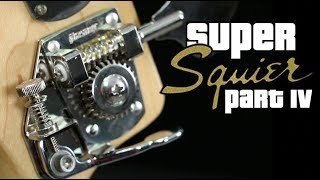 Super Squier Part 4 Hipshot HB7 and BT7 Tuning Machines [upl. by Nodyroc795]