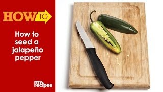 How to Seed a Jalapeño Pepper [upl. by Litch631]