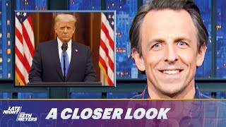 Seth Meyers Shares Remarks on Donald Trumps Presidency [upl. by Eisse817]