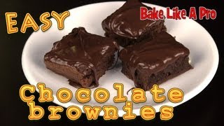 Easy Chocolate Brownies Recipe [upl. by Eiznik]