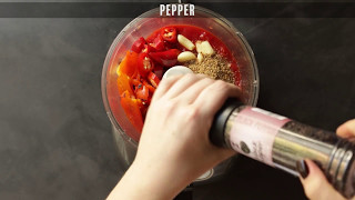 How to make Harissa paste  Simply Delicious [upl. by Suhpesoj]