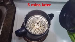 How to use coleman 9 cup coffee percolator on stove step by step [upl. by Jeggar]