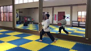 Tercera Forma  Taekwondo poomsae Taegeuk san Yang [upl. by Hagi]