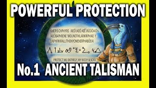 No1 Most Powerful Protection Ancient Talisman  How to use it explained [upl. by Satsok]