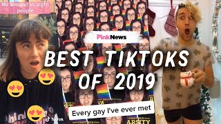 Best gay TikToks of 2019 PinkNews funny LGBT memes [upl. by Frank]