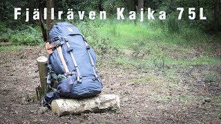 Fjällräven Kajka 75 Trekking Backpack Review [upl. by Adamsun]