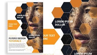 How To Design A Poster  Flyer Illustrator Tutorial [upl. by Douville]