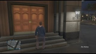 GTA 5 Online  Enterable Bank  Location GTA V Multiplayer  Where is the Bank in GTA Online [upl. by Eberta]