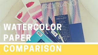 Canson vs Fabriano Studio  Watercolor Paper Comparison for Beginners [upl. by Ennaira546]