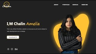 Personal Portfolio Website Using html and css only  How to create Personal Website newtoyou [upl. by Khano54]