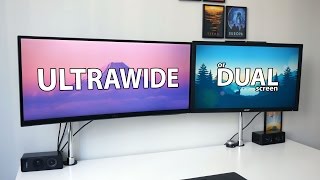 Ultrawide vs Dual Screen  what is the best setup for productivity [upl. by Soule]