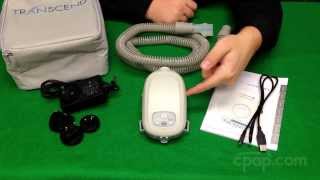 Introducing the Transcend Auto Travel CPAP Machine with EZEX [upl. by Atinna760]