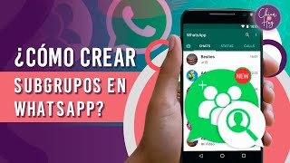 ¿Cómo crear SUBGRUPOS en WhatsApp [upl. by Esinaj476]