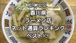 2022年 香川県ラーメンランキング🍜 [upl. by Hodgson]