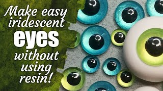 How to make dolls eyes  DIY  tutorial  no resin [upl. by Evan]