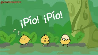 🤐Canción del secreto  Sonidos onomatopéyicos🐱🦆🐶🐣 [upl. by Lewap]