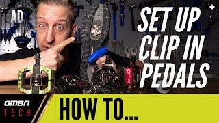 How To Set Up Clip In Pedals For Mountain Biking [upl. by Eive779]