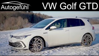 allnew VW Golf GTD FULL REVIEW 2021 Golf 8 performance Diesel [upl. by Alius]