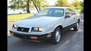 1987 Chrysler Lebaron Premium Turbo Coupe [upl. by Nairadal592]