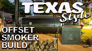 Texas Style Smoker Build  Chuds BBQ [upl. by Levana]