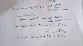 Efficiency of Transformer [upl. by Eanil55]