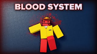 Blood System  Roblox Studio 2021 [upl. by Aihselef]