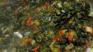 Simple but very tasty spinach recipe South African Youtuber [upl. by Aiden]